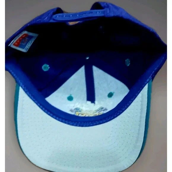 VTG 1997 Super Bowl XXXI Snapback Hat NWT – Drew Pearson NFL Blue Teal Cap USA - Picture 10 of 14